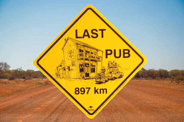 Last pub for 897km